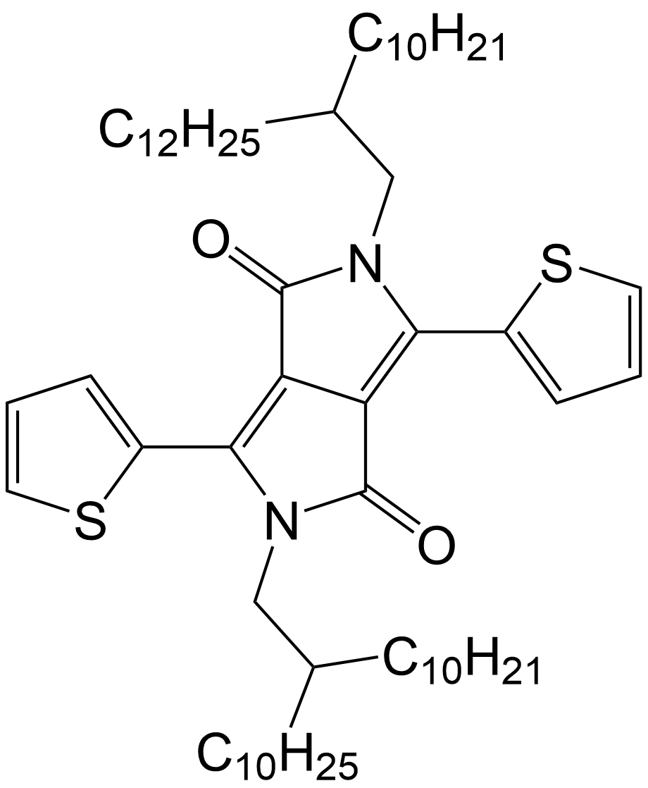 2,5-bis(2-decyltetradecyl)-3,6-di(thiophen-2-yl)pyrrolo[3,4-c]pyrrole-1,4(2H,5)-dione/1312588-15-0